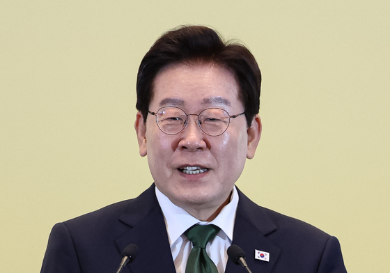 동포 간담회 발언하는 이재명 대통령