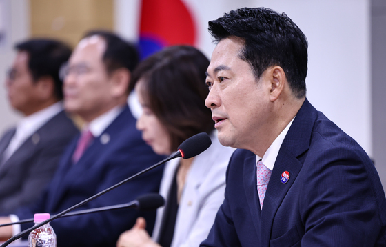 축사하는 장동혁 국민의힘 대표