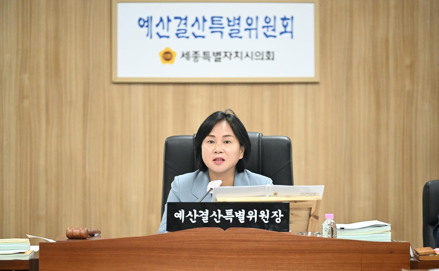 본문 이미지 - 박란희 세종시의회 예결특위 위원장.(세종시의회 제공. 재판매 및 DB 금지)