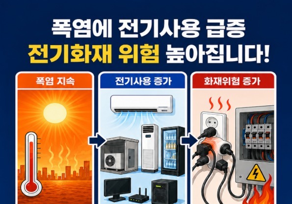화재위험경보 '경계'…강원소방, 폭염 속 화재 예방 총력