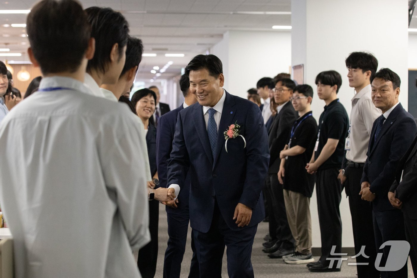 본문 이미지 - 홍의락 신임 사장이 29일 한국가스공사 제19대 사장으로 취임했다. (한국가스공사 제공). /2026.7.29/