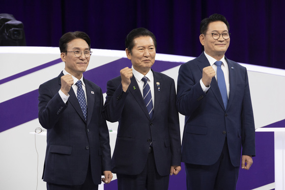 金 "개혁 의지있어" 鄭 "자기정치 아냐" 宋 "페이스메이커 안해"