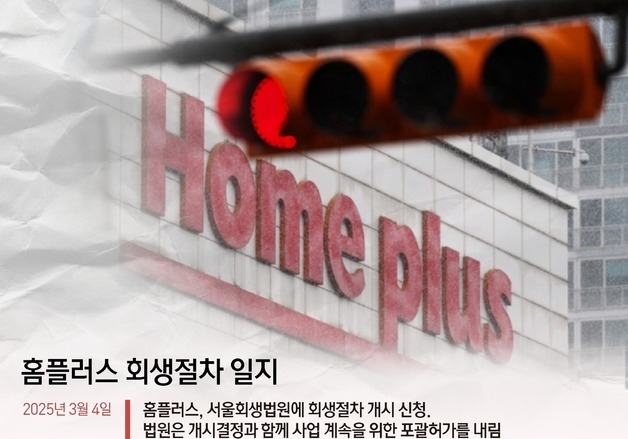 [그래픽] 홈플러스 회생절차 일지
