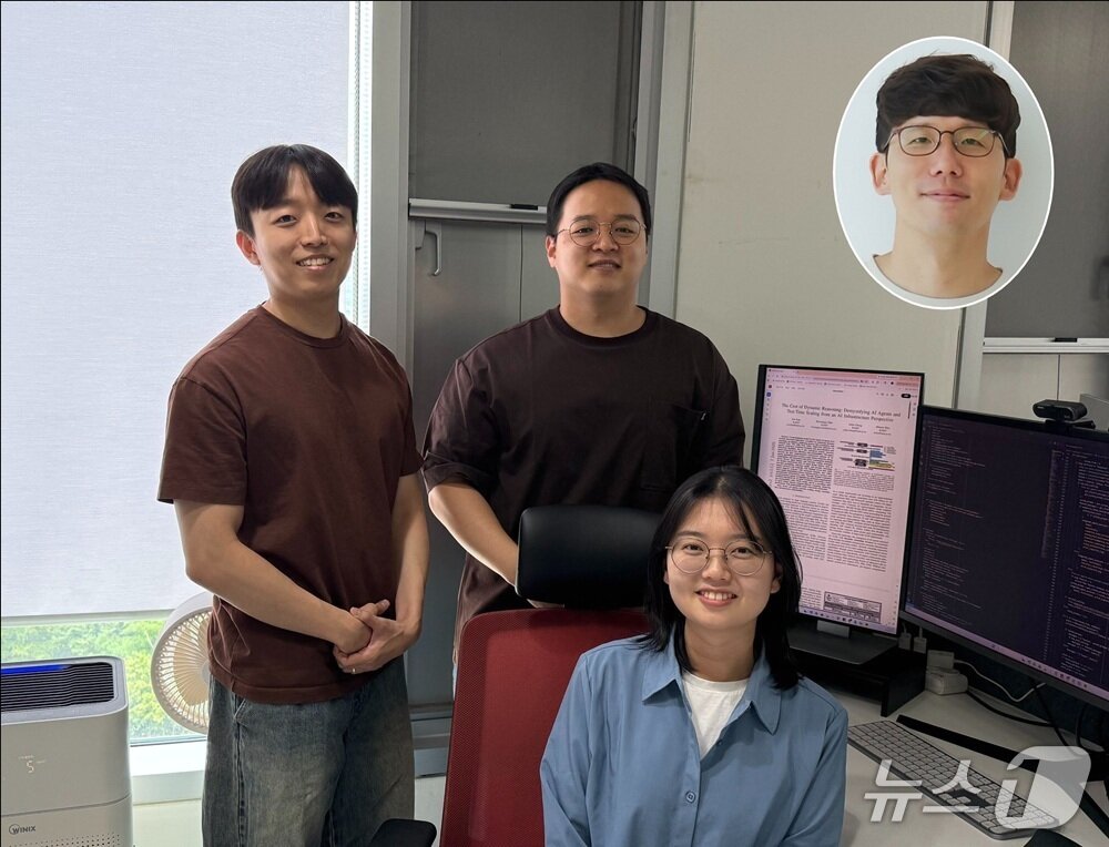 본문 이미지 - 왼쪽부터 KAIST 신병준 석사과정, 정진하 석박통합과정, 김지인 박사과정, 유민수 교수(KAIST 제공) /뉴스1