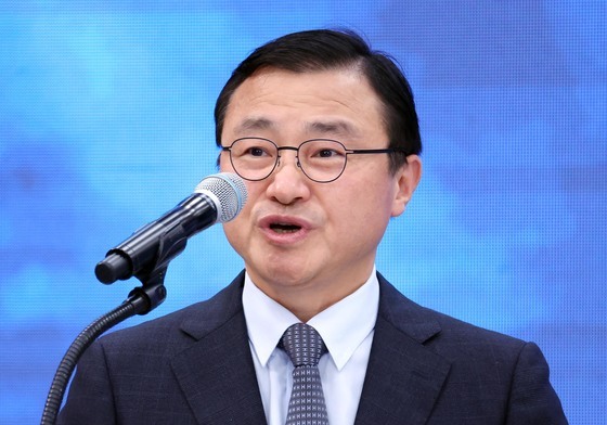 투자계획 발표하는 노태문 삼성전자 대표이사