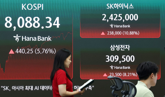 저가매수에 ETF가 반등 키워…삼전 8%·SK하닉 10% 급반등[핫종목](종합)