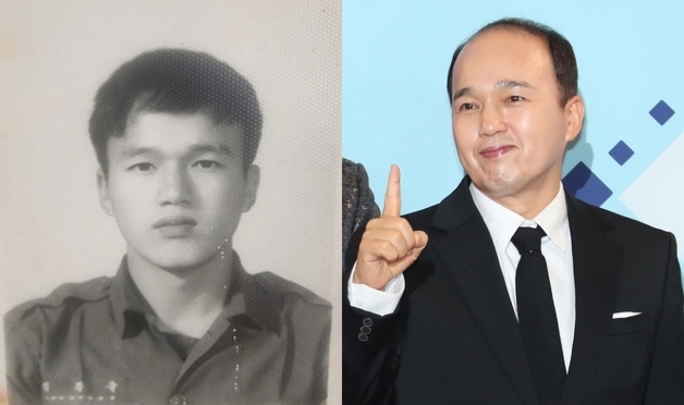 "군입대 40주년"…김광규, 머리숱 풍성한 군인 시절 공개 [N샷]