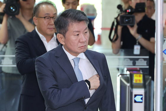 청문회장 향하는 정몽규