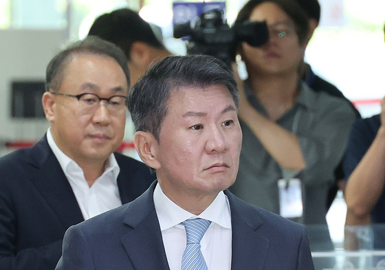 축구협회 청문회 출석하는 정몽규 전 회장
