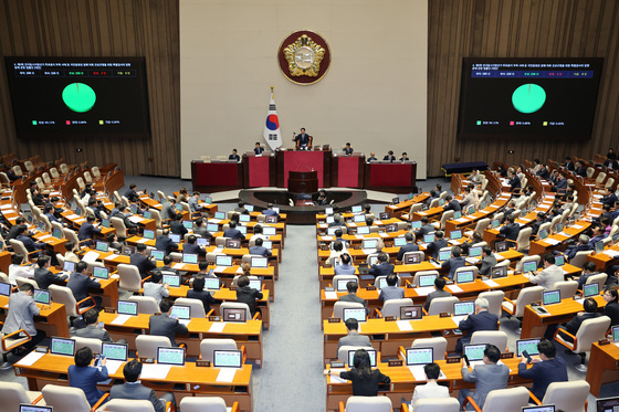 선관위 특검법 국회 본회의 통과