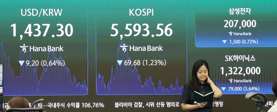 6월 외국인 상장주식 49조 순매도 '최대'…상반기 누적 164조