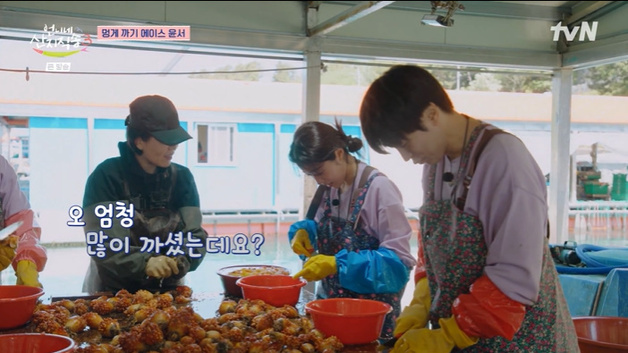 '산지직송3' 노윤서, '멍게 까기' 에이스 됐다…역시 금손