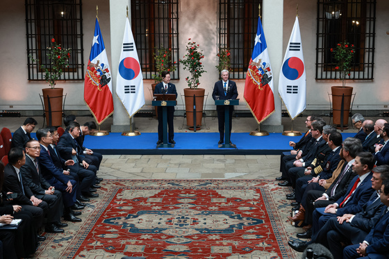 한·칠레 공동언론발표