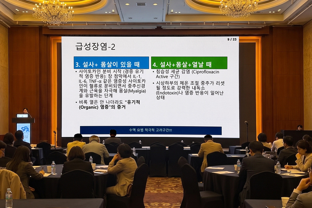 JW중외제약, 급성 장염 치료 전략 공유…"오메가3 수액 주목"