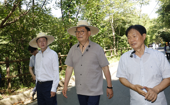 무등산 걷는 송영길