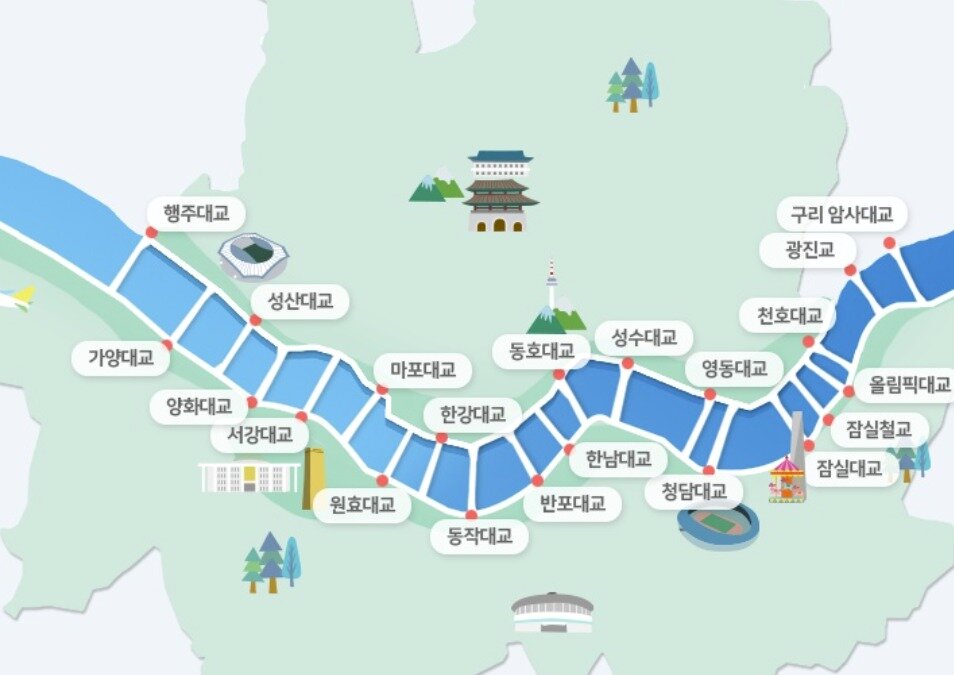 본문 이미지 - 서울 한강 교량(내손안에 서울)