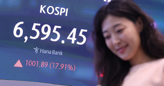 코스피, 사상최대 폭등 마감