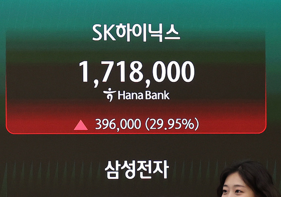 SK하이닉스 사상 첫 상한가 마감