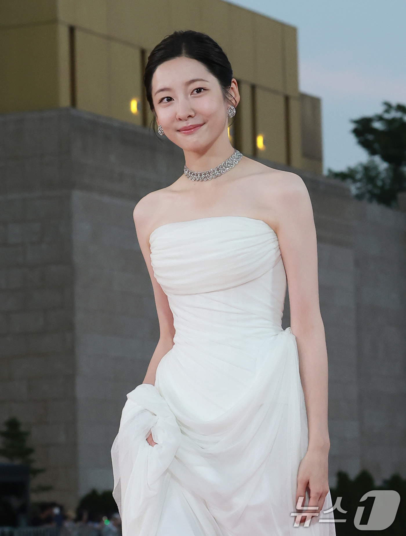 (인천=뉴스1) 권현진 기자 = 배우 박지현이 31일 인천 중구 파라다이스시티에서 열린 ‘제5회 청룡시리즈어워즈‘ 레드카펫 행사에 참석하고 있다. 2026.7.31/뉴스1