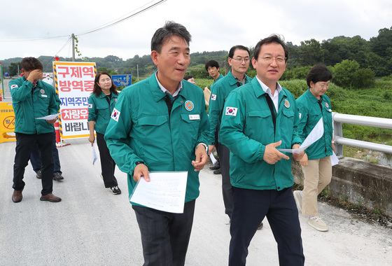 예천군, 거점소독시설·이동통제초소 점검