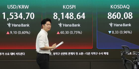 코스피, 반도체주 강세로 상승 출발