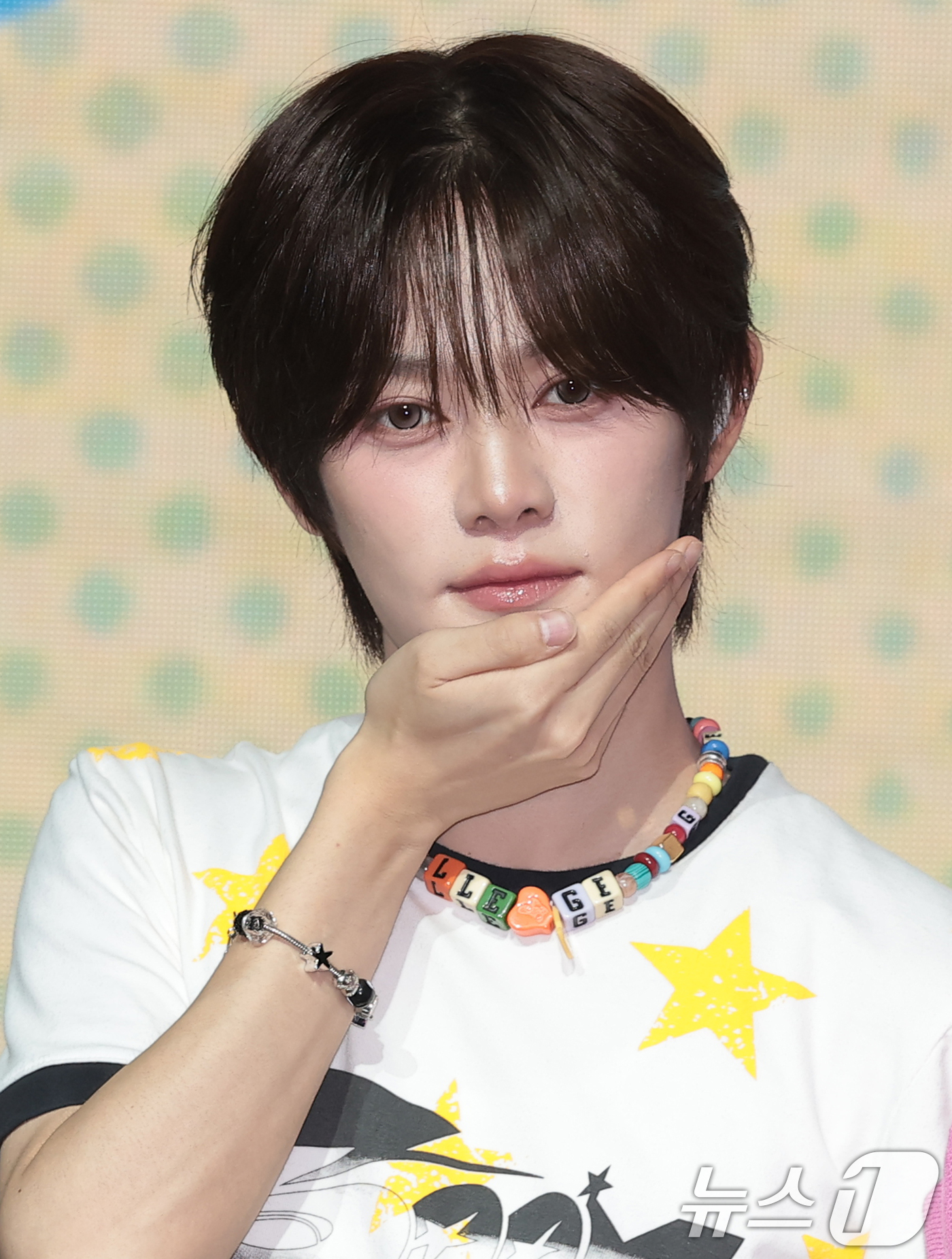 (서울=뉴스1) 권현진 기자 = 그룹 베이온(VAYONN)의 아양이 6일 서울 마포구 NOL씨어터합정에서 가진 데뷔  EP 'Youth Today(유스 투데이)' 발매 쇼케이스에서 …
