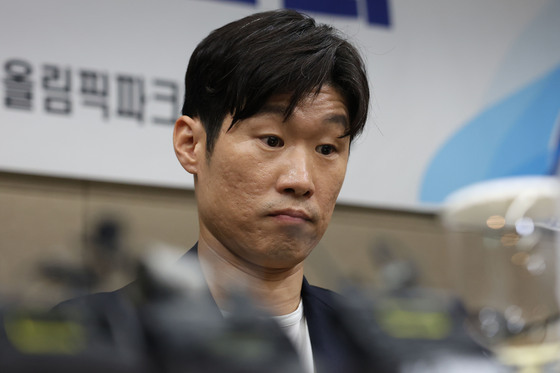 '축구혁신위 출범식' 공동위원장으로 참석한 박지성