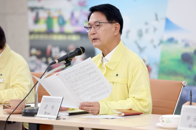 심덕섭 고창군수, 취임 첫 현안 장마 대응…재난 대응체계 점검