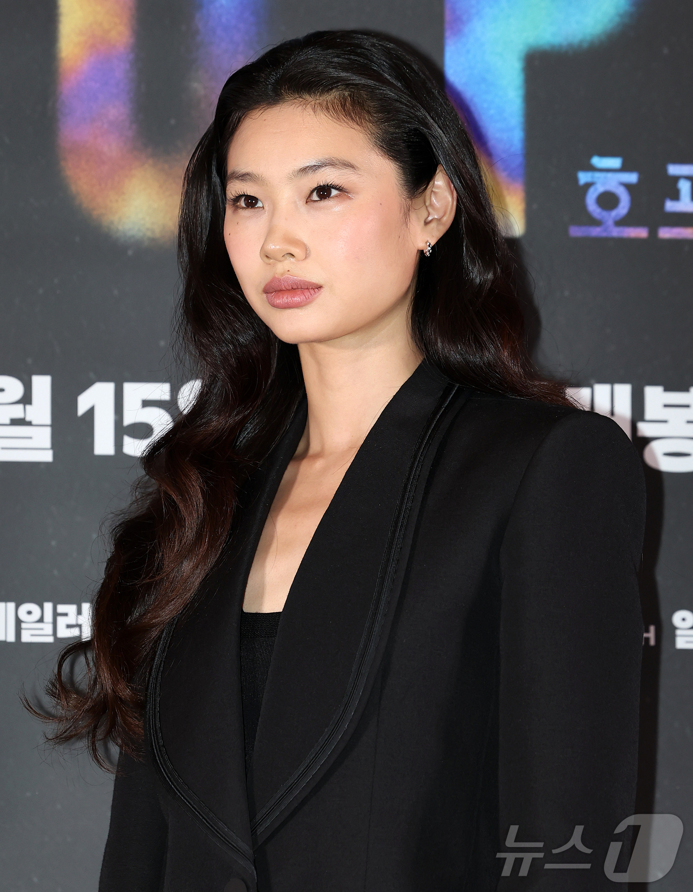 (서울=뉴스1) 김진환 기자 = 배우 정호연이 6일 오후 서울 강남구 메가박스 코엑스에서 열린 영화 '호프'(HOPE) 언론시사회에 참석해 포즈를 취하고 있다.'호프'는 비무장지대 …