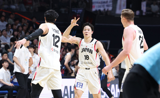 3쿼터 기세 탄 일본 농구 대표팀