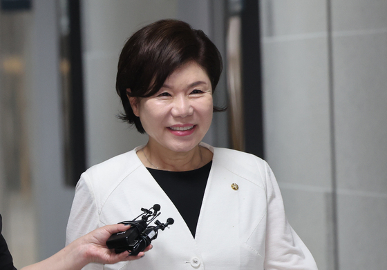 '대안과 미래' 조찬모임 참석하는 조은희 의원