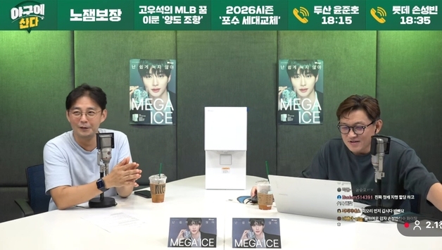 '쉽게 녹지 않는' 변우석 이어 야구팬 탄 'SK매직 메가아이스'