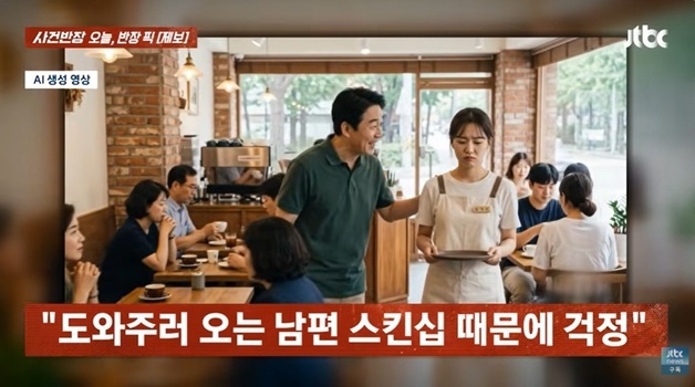 카페 일 돕는 남편, 툭하면 손님·직원 스킨십 …"세상 바뀐 줄 모른 듯"