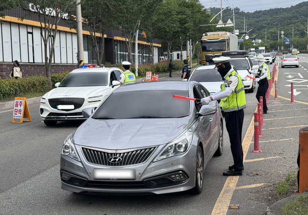 포항남부경찰, 피서철 숙취운전 집중 단속…출근길 불시에 실시