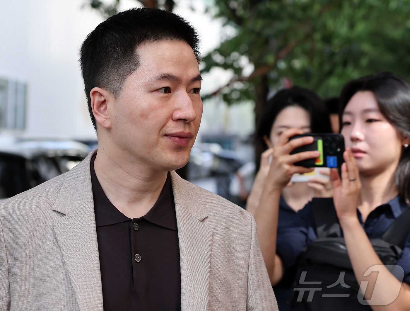 (과천=뉴스1) 김진환 기자 = 김건희 여사 도이치모터스 주가조작 사건 수사무마 의혹과 관련해 이원모 전 대통령실 공직기강비서관이 7일 오전 경기 과천에 마련된 2차 종합특검 사무 …