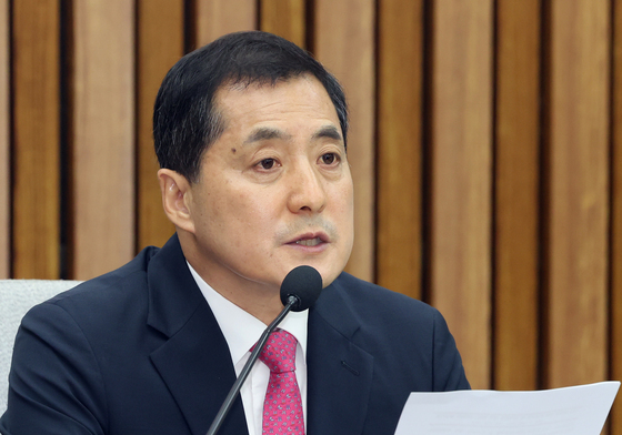 모두발언하는 박대출 선거관리 개혁특위 위원장