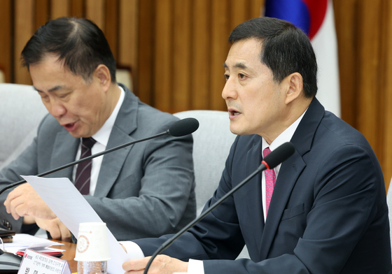 모두발언하는 박대출 선거관리 개혁특위 위원장