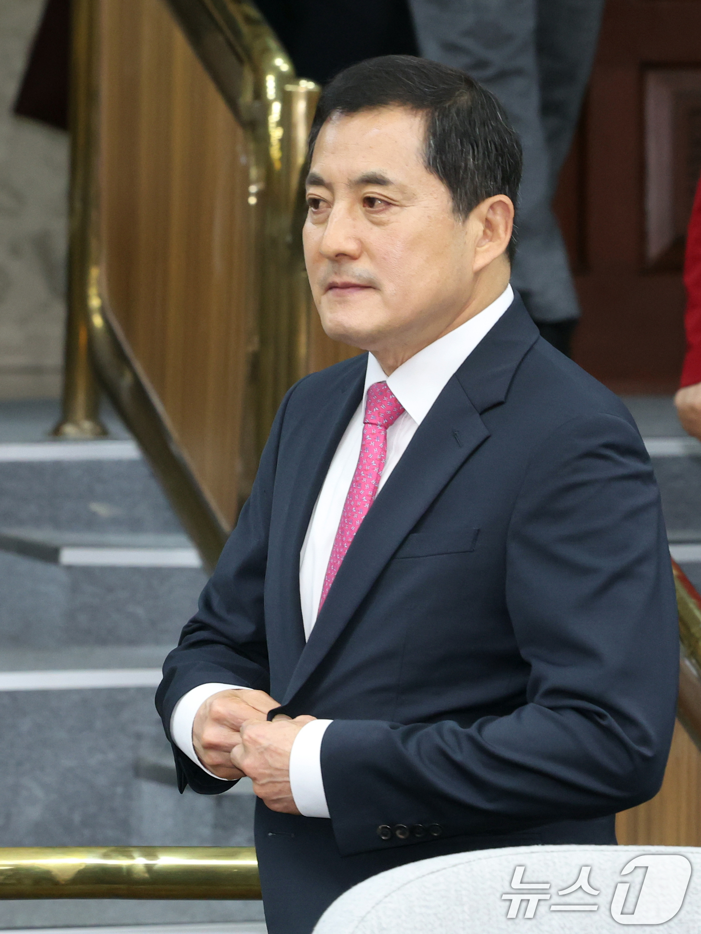 (서울=뉴스1) 황기선 기자 = 박대출 국민의힘 선관위 개혁특위 위원장이 7일 오전 서울 여의도 국회에서 열린 '6.3 국민참정권 침해 진상규명 및 선거관리 개혁 특별위원회 2차 …