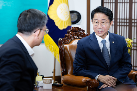 조정식 국회의장, 정성호 법무장관 접견