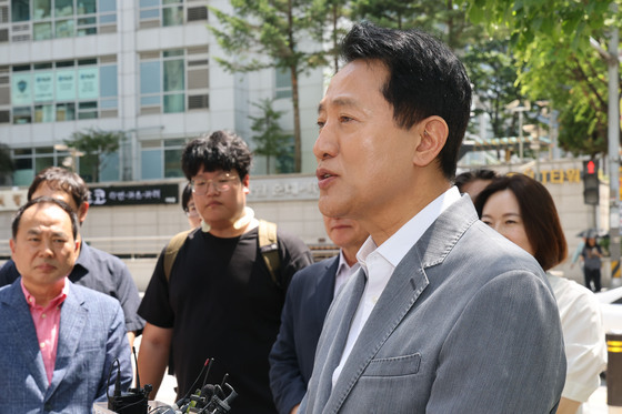 G밸리 가로숲 조성사업 관련 발언하는 오세훈 시장
