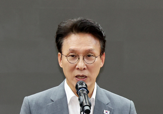 개회사하는 김민석 전 국무총리