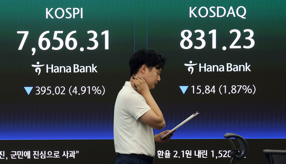 폭삭 주저앉은 코스피
