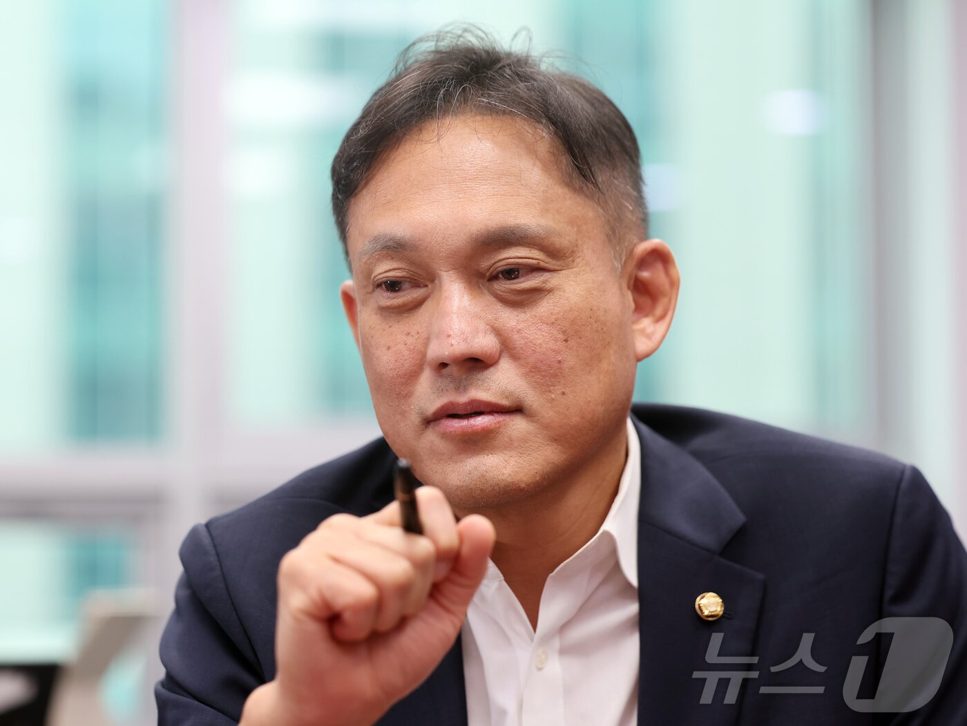 본문 이미지 - 김태규 국민의힘 의원이 7일 오후 서울 여의도 국회 의원회관에서 뉴스1과 인터뷰를 하고 있다. ⓒ 뉴스1 황기선 기자