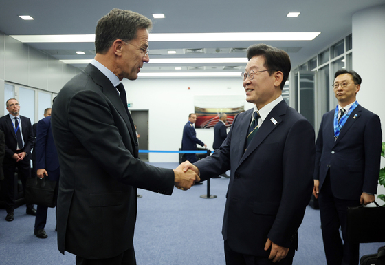 이재명 대통령, 마르크 뤼터 NATO 사무총장과 면담