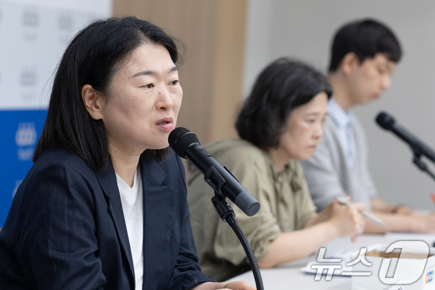 (서울=뉴스1) 안은나 기자 = 김성달 경제정의실천시민연합 사무총장이 8일 서울 종로구 경실련 강당에서 열린 '이재명 정부 집값안정을 위한 공공주택 확대공급 촉구 기자회견'에 참석 …