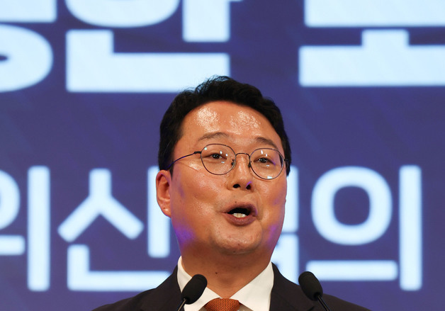 축사하는 천하람 개혁신당 원내대표
