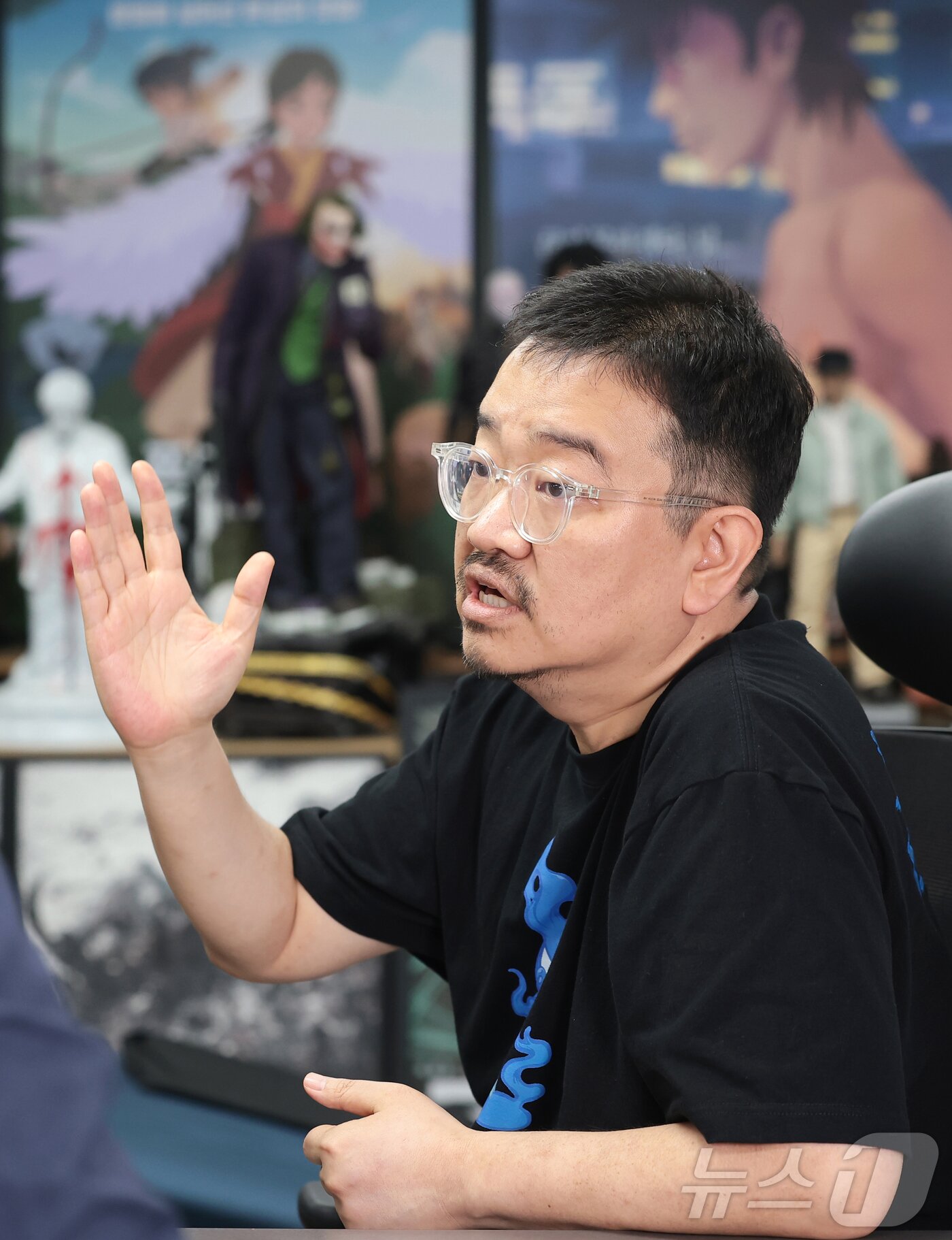 본문 이미지 - 연상호 감독은 "영화 만들 때마나  항상 '새로움'에 대해 생각하고 있다"고  강조했다. ⓒ 뉴스1 권현진 기자