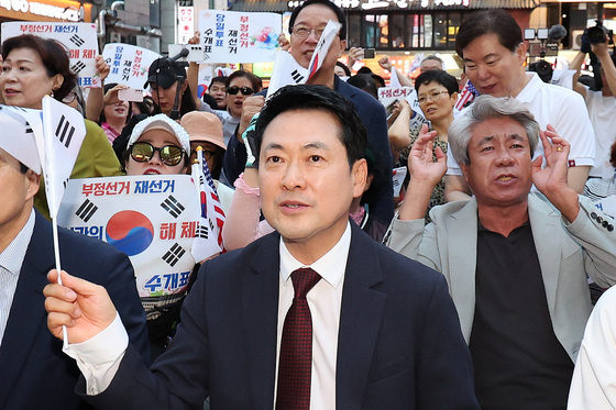 장동혁, 올공 이어 전국 돌며 '장외 집회'…'재선거 여론전' 드라이브