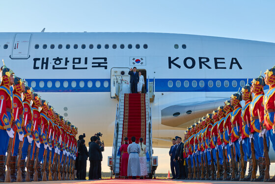 이재명 대통령, 몽골 도착