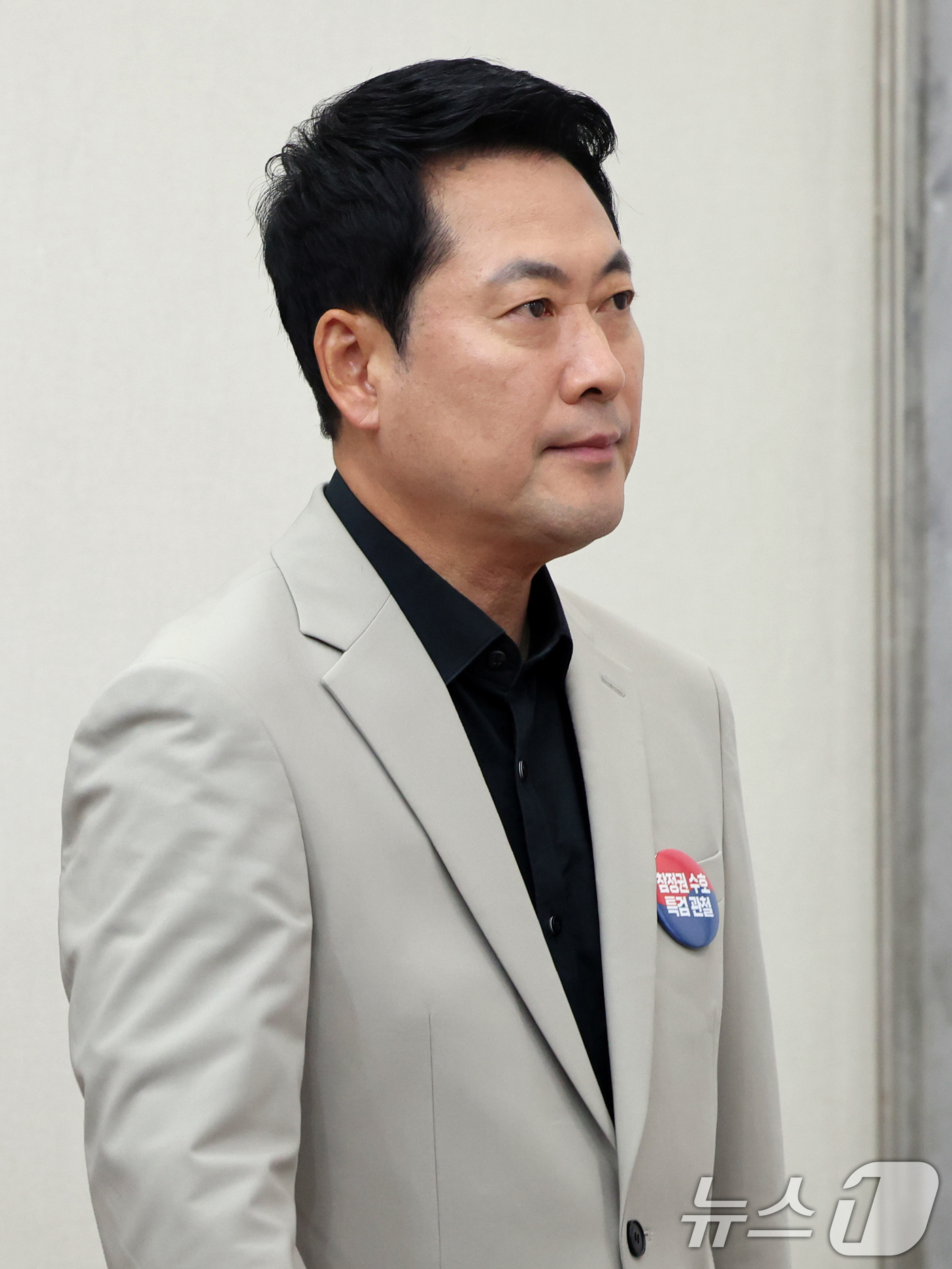 (서울=뉴스1) 황기선 기자 = 장동혁 국민의힘 대표가 9일 오전 서울 여의도 국회에서 열린 최고위원회의에 참석하고 있다.  2026.7.9/뉴스1
